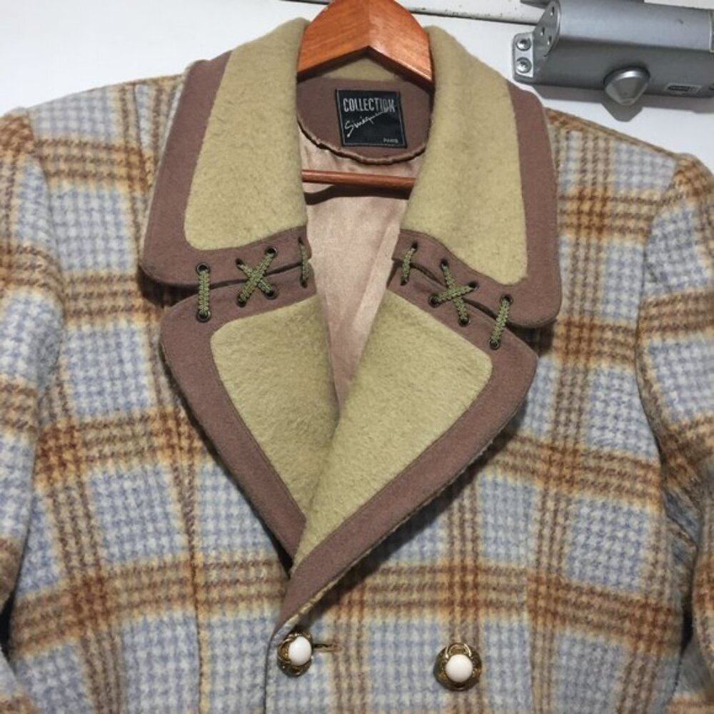VINTAGE COLLECTION SINEQUANONE WOOL JACKETS SIZE L - Picture 7 of 8